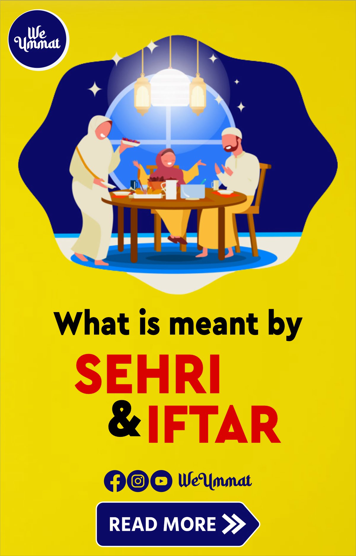 What is meant by Sehri and Iftar 