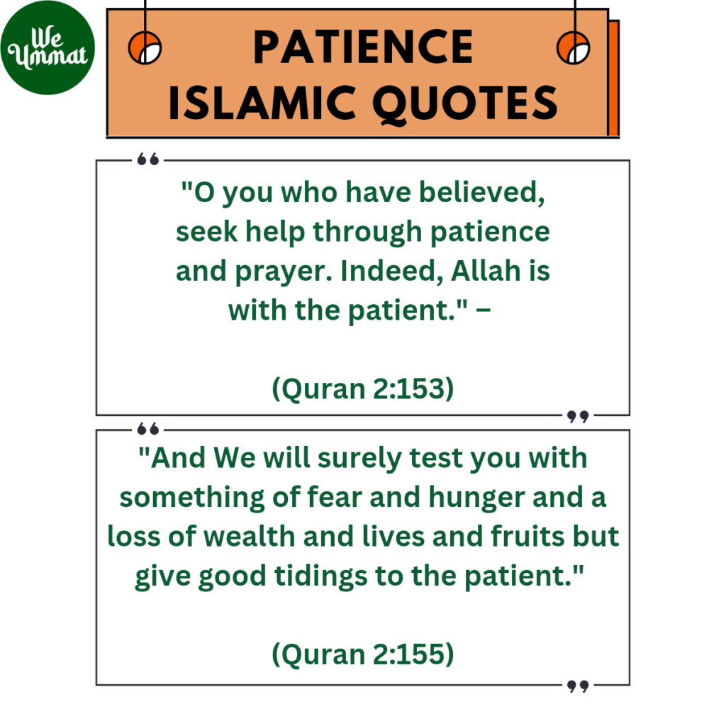 Patience Islamic Quotes